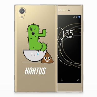 Sony Xperia XA1 Plus Telefoonhoesje met Naam Cactus Poo