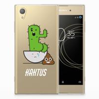 Sony Xperia XA1 Plus Telefoonhoesje met Naam Cactus Poo