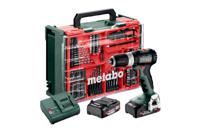 Metabo SB 18 L BL Set 613157710 Accu-slagmoersleutel 65 Nm 18 V Aantal meegeleverde accus: 2 2 Ah LiHD Brushless, Incl. koffer, Incl. 2 accus, Incl. lader,