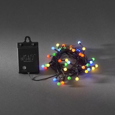 LED lichtsnoer cherry multicolor op batterijen