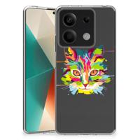 Xiaomi Redmi Note 13 5G Telefoonhoesje met Naam Cat Color