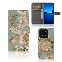 Hoesje voor Xiaomi 13 Pro Vintage Bird Flowers - thumbnail