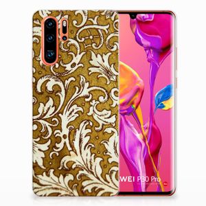 Siliconen Hoesje Huawei P30 Pro Barok Goud