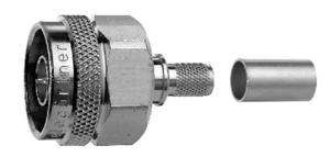 Telegärtner J01020A0107 J01020A0107 N-connector Stekker, recht 50 Ω 1 stuk(s)