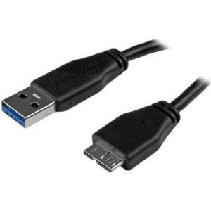 StarTech.com Dunne micro USB 3.0-kabel 3 m