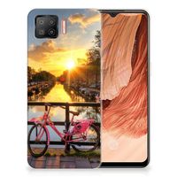 OPPO A73 4G Siliconen Back Cover Amsterdamse Grachten - thumbnail