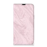 iPhone 13 Pro Max Standcase Marble Pink - Origineel Cadeau Vriendin