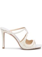 Jimmy Choo mules Anise 95 mm - Blanc - thumbnail