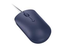 Lenovo 540 USB-C bedrade verbinding computermuis voor pc, laptop, computer met Windows of Chrome OS - Ambidexter ontwerp - 4 knoppen - compact formaat -Abyss Blue