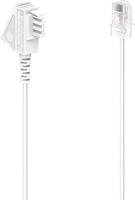 Hama 00201138 Modularkabel Stecker 6p4c - Stecker 6p4c, 6m, schwarz