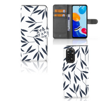 Xiaomi Redmi Note 11/11S Hoesje Leaves Blue - thumbnail