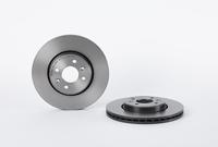 Remschijf COATED DISC LINE BREMBO, Remschijftype: Binnen geventileerd, u.a. fÃ¼r Renault