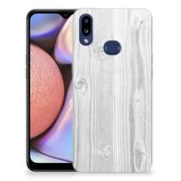 Samsung Galaxy A10s Bumper Hoesje White Wood