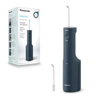 Panasonic Series 600 Ultrasone Monddouche EW-DJ66-A303, Waterflosser voor Tanden, 200ml, IPX7, 2 Ultrasone Opzetstukken, 5 Drukstanden, Reisaccessoire, Marineblauw