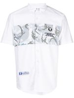 AAPE BY *A BATHING APE® chemise en coton à patch logo - Blanc