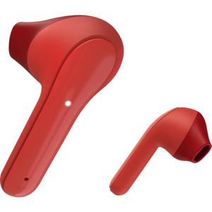 Hama In Ear oordopjes Bluetooth Rood Headset, Touchbesturing