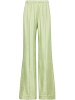 Dorothee Schumacher pantalon en soie à coupe ample - Vert