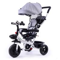 Viking Choice  Kinderwagen en kinderfiets in-1 wit met blauwgrijs