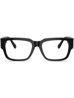 Versace Eyewear lunettes de vue rectangulaires à motif Medusa - Noir - thumbnail