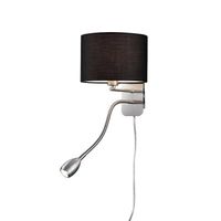 Trio HOTEL R zwart bedlamp - thumbnail