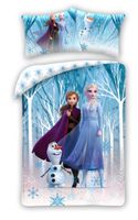 Disney Frozen Dekbedovertrek Anne, elsa & Olaf - 140 x 200 cm - Katoen - 70 x 90 cm - thumbnail