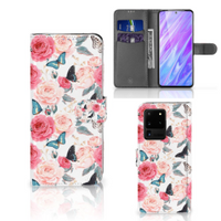 Samsung Galaxy S20 Ultra Hoesje Butterfly Roses