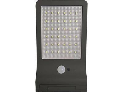 Müller Licht 21000005 Solar wandlamp met bewegingsmelder 3 W Daglicht-wit Zwart