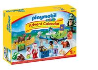 Playmobil Adventskalender 9391 Kerstmis in het Bos, Met Dieren, Vanaf 1,5 Jaar, 40 x 30 x 7,5 cm, Meerkleurig