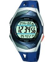 Horlogeband Casio 10093326 / STR-300-2AV Kunststof/Plastic Blauw 16mm - thumbnail