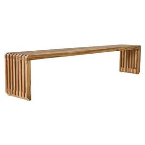 HKliving Slatted Bankje - Teak