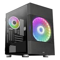 AeroCool Atomic v2 torenbehuizing, zwart, gehard glas, versie incl., ACCS-PV26123.11