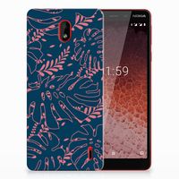 Nokia 1 Plus TPU Case Palm Leaves - thumbnail