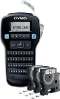 Dymo LabelManager 160 Value Pack: 3 x D1 tape, zwart op wit, 12 mm + 1 x LabelManager 160P, qwerty - thumbnail