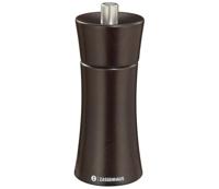 Zassenhaus Peper of zoutmolen Frankfurt beukenhout in de kleur wengé gebeitst 14cm, afmetingen: 5,8cm x 5,8cm x 14cm, 022254