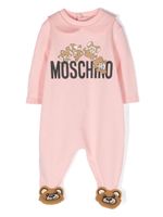 Moschino Kids pyjama Teddy Bear en coton - Rose