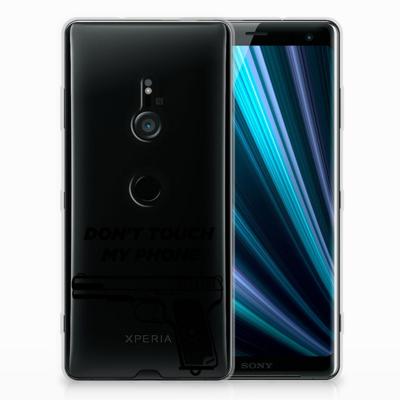 Sony Xperia XZ3 Silicone-hoesje Pistol DTMP Sony Xperia XZ3 Silicone-hoesje Pistol DTMP