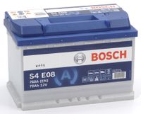 Bosch Blue auto accu S4E08 - 70Ah - 760A - aangepast voor voertuigen met start-stopsysteem S4E08 - thumbnail