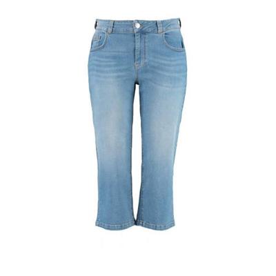 MS Mode cropped straight fit jeans light denim