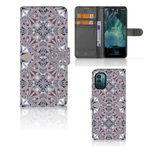 Nokia G11 | G21 Bookcase Flower Tiles