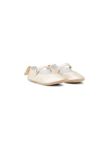 Marie-Chantal ballerines Olympia Angel Wing en cuir - Or