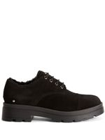 Giuseppe Zanotti chaussures en daim Lapley à lacets - Noir - thumbnail