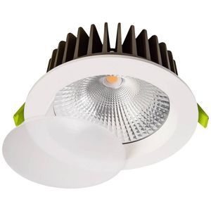 Deko Light 565010 COB 95 LED-inbouwlamp Energielabel: G (A - G) LED vast ingebouwd 13 W Verkeerswit (RAL 9016)