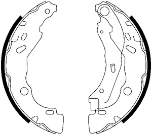 Remschoenset ATE, u.a. für Peugeot, Citroën, DS