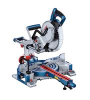 Bosch Professional BITURBO Accu-verstekzaag GCM 18V-254 D (zaagsneden tot 90 x 305 mm, incl. 1 x cirkelzaagblad, 2 x werkstuksteun, stofzak, klem)