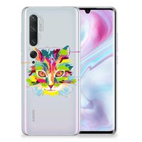 Xiaomi Mi Note 10 Pro Telefoonhoesje met Naam Cat Color