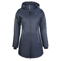 HKM Elegant Winterjas heated donkerblauw maat:s