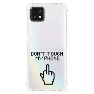 OPPO A53 5G | A73 5G Anti Shock Case Finger Don't Touch My Phone