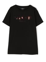 Balmain Kids t-shirt en coton à logo imprimé - Noir - thumbnail