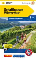 Wandelkaart 01 Schaffhausen - Winterthur | Kümmerly & Frey - thumbnail