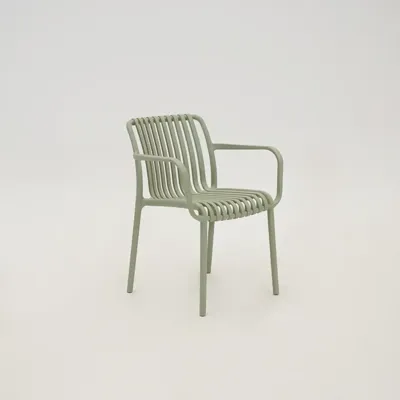 Vita Porto diningstoel stapelbaar mintgroen Vita Porto diningstoel stapelbaar mintgroen